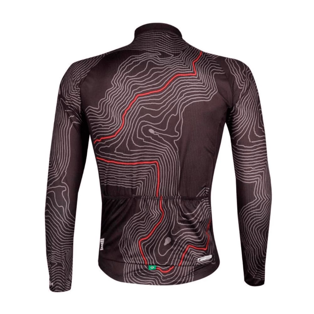 CAMISA CICLISMO MAURO RIBEIRO MANGA LONGA SHORT CUT PTO