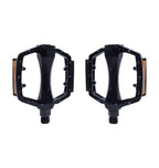 Pedal Plataforma Aluminio 9/16 Com Refletor Preto