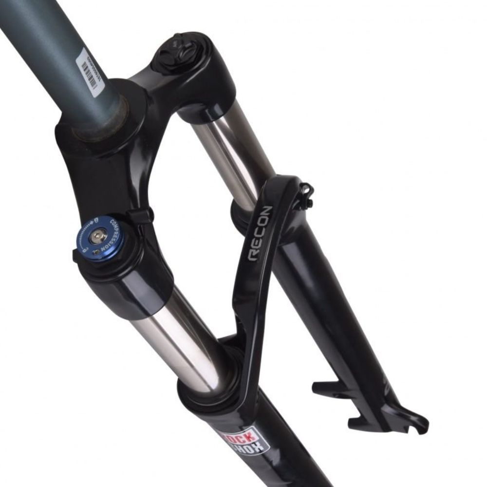 SUSPENSÃO DE BICICLETA 29 AHEAD ROCK SHOX RECON AIR 100MM TRAVA - PRETO - AHEAD SET