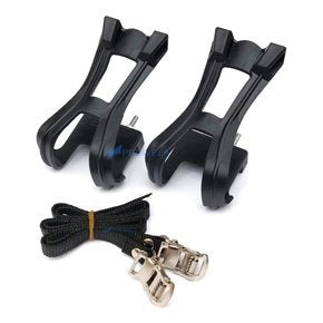 Par Pedaleira Nylon Feimin C/ Cintas - Preto