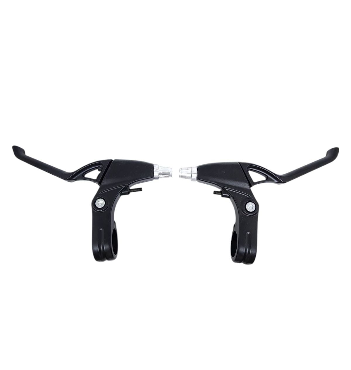 MANETE MAÇANETA V-BRAKE ALUMÍNIO PAR PRETO
