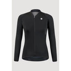 Camisa Ciclismo Free Force Feminina Start Manga Longa Black Peluciada