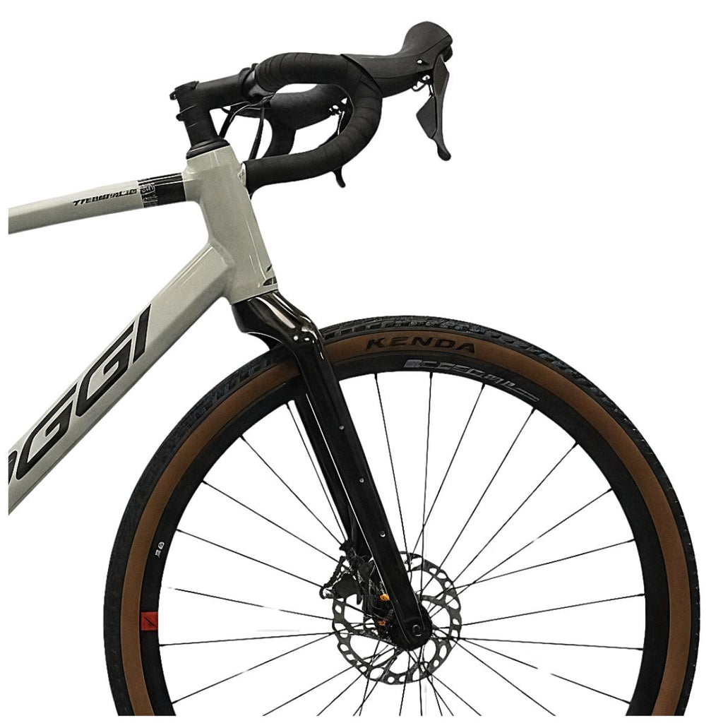 BICICLETA GRAVEL OGGI TRIBALE SHIMANO GRX 12V FREIO HID TAM M