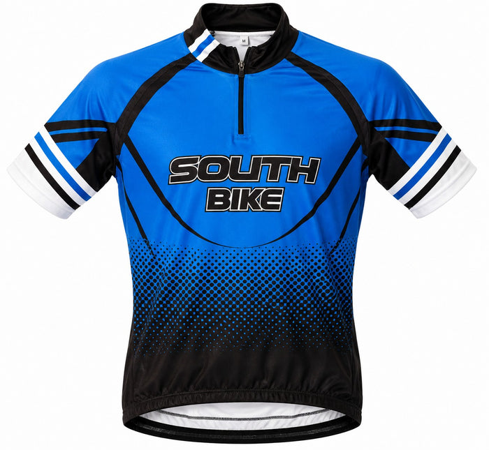 Camisa Ciclismo Refactor South Preto/Azul/Branco - PRETO/AZUL/BRANCO / P