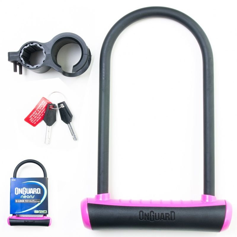 CADEADO TRAVA TIPO U ONGUARD 8153 C/ SUPORTE 115X230MM