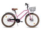 BICICLETA 24 ELLEVEN ELLY C/ CESTA ROSA/PRETO