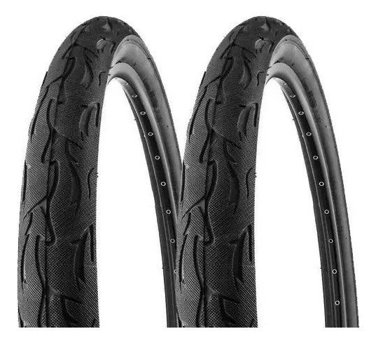 Par De Pneu Aro 26 X 3.0 Bike Slick Vee Rubber Flame Balão