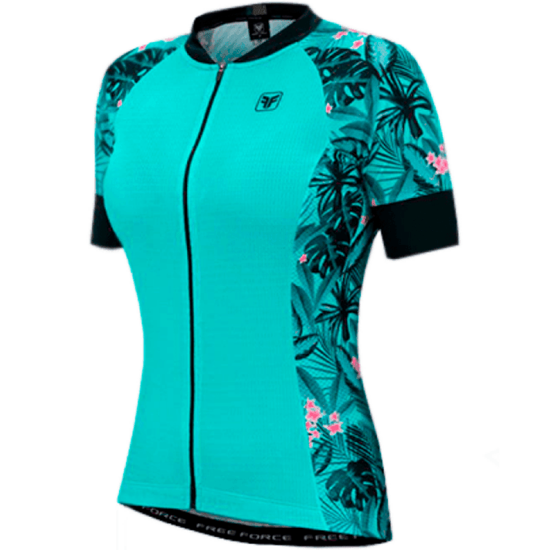 CAMISA CICLISMO FREE FORCE ALOHA SPORT FEMININA - AZUL - M