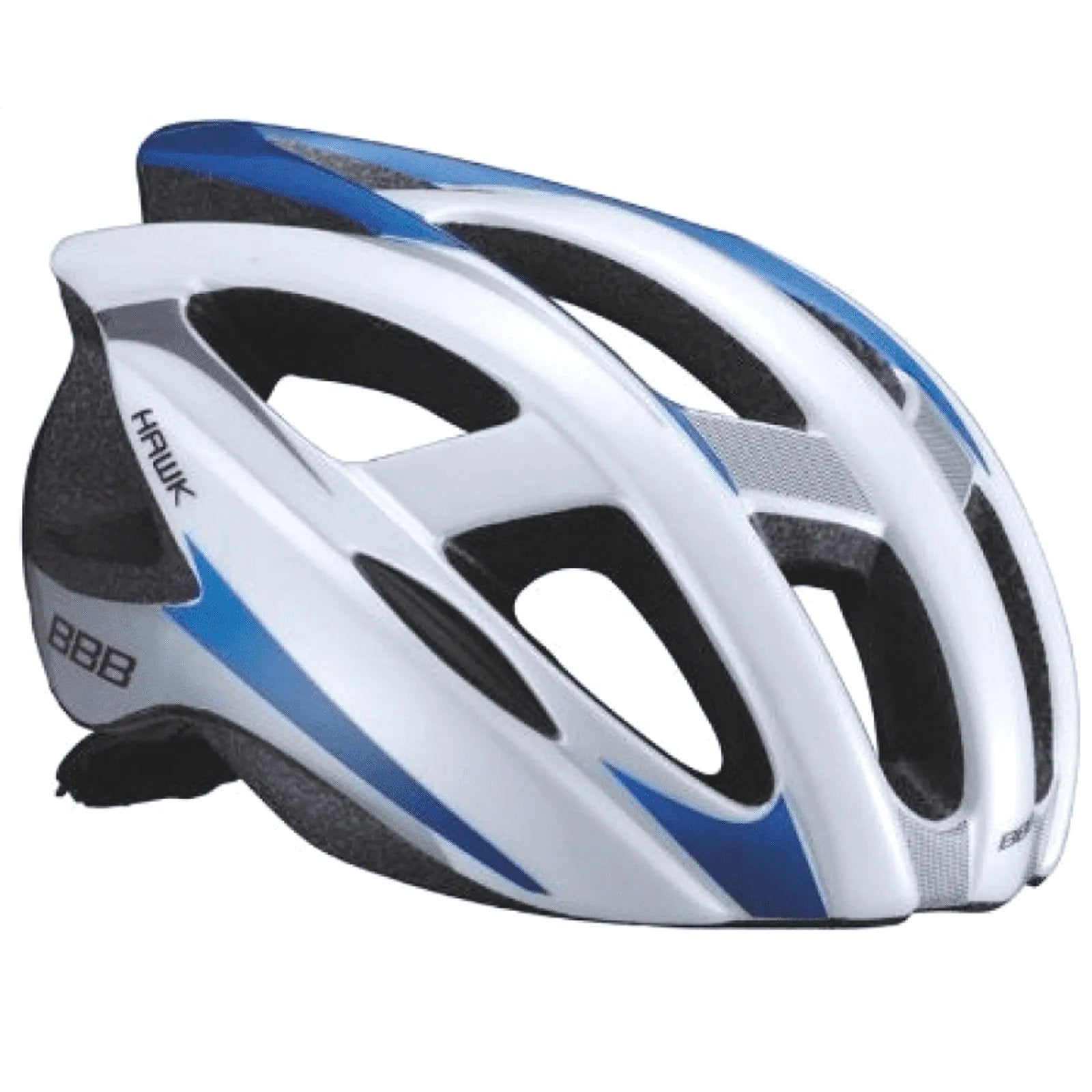 CAPACETE BBB HAWK BHE-27 - BRANCO/AZUL - G