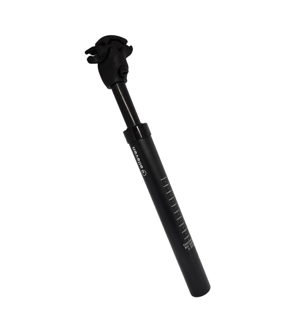 CANOTE ELLEVEN MTB C/ SUSP FORJADO T6 27.2 350MM RECUO 13MM - PRETO - 27.2mm