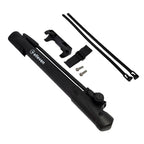 BOMBA ELLEVEN MINI REVERSÍVEL C/ MANGUEIRA E SUPORTE (120PSI) - PRETO