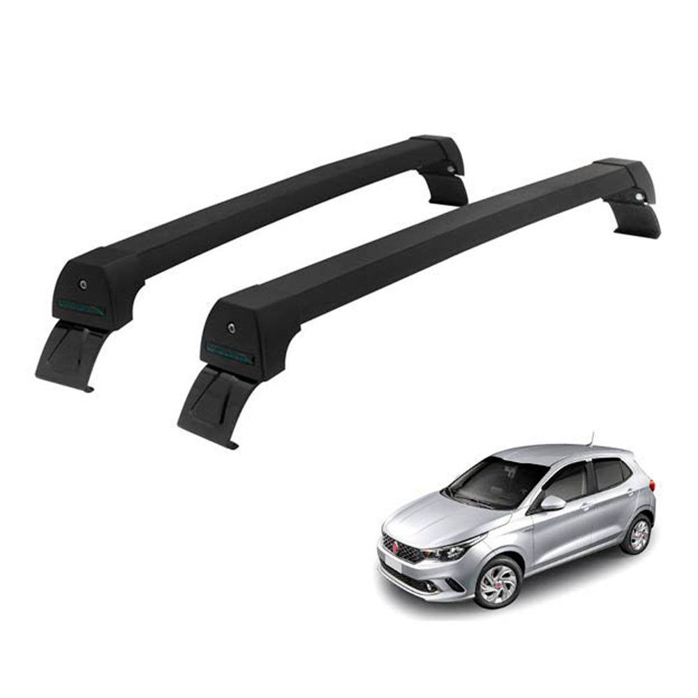 RACK LONG LIFE SPORT ALUM. PRETO P/ FIAT CRONOS/ARGO TODOS OS ANOS 4 PORTAS (PArg) - PRETO