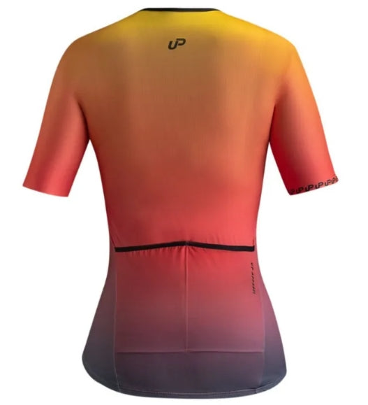 CAMISA CICLISMO UP APPAREL FEMININA CITY ORANGE