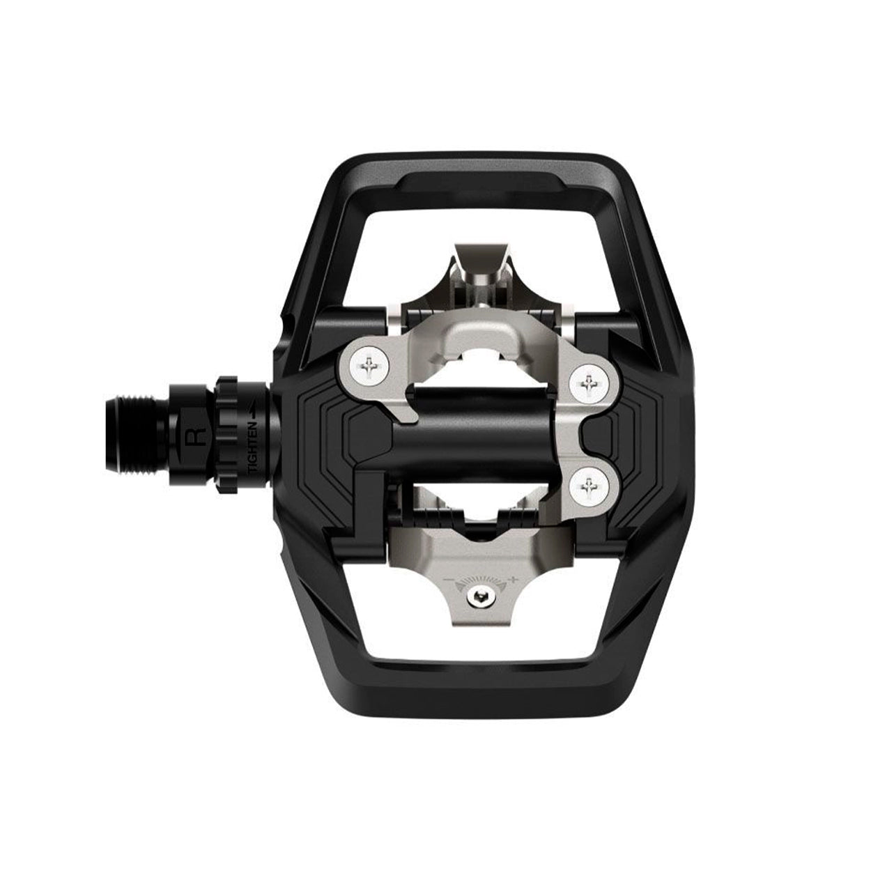 PEDAL 9/16 CLIP PLATAFORMA SHIMANO ED500 COM TAQUINHO - PRETO