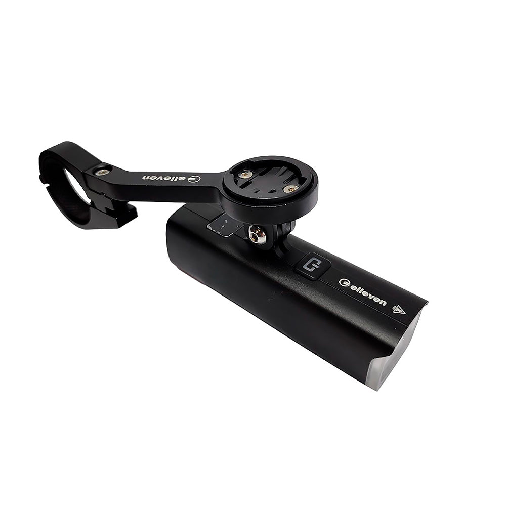 Farol Elleven Com Fixação Por Baixo Com Suporte Gopro Recarregável Usb - Preto Fosco