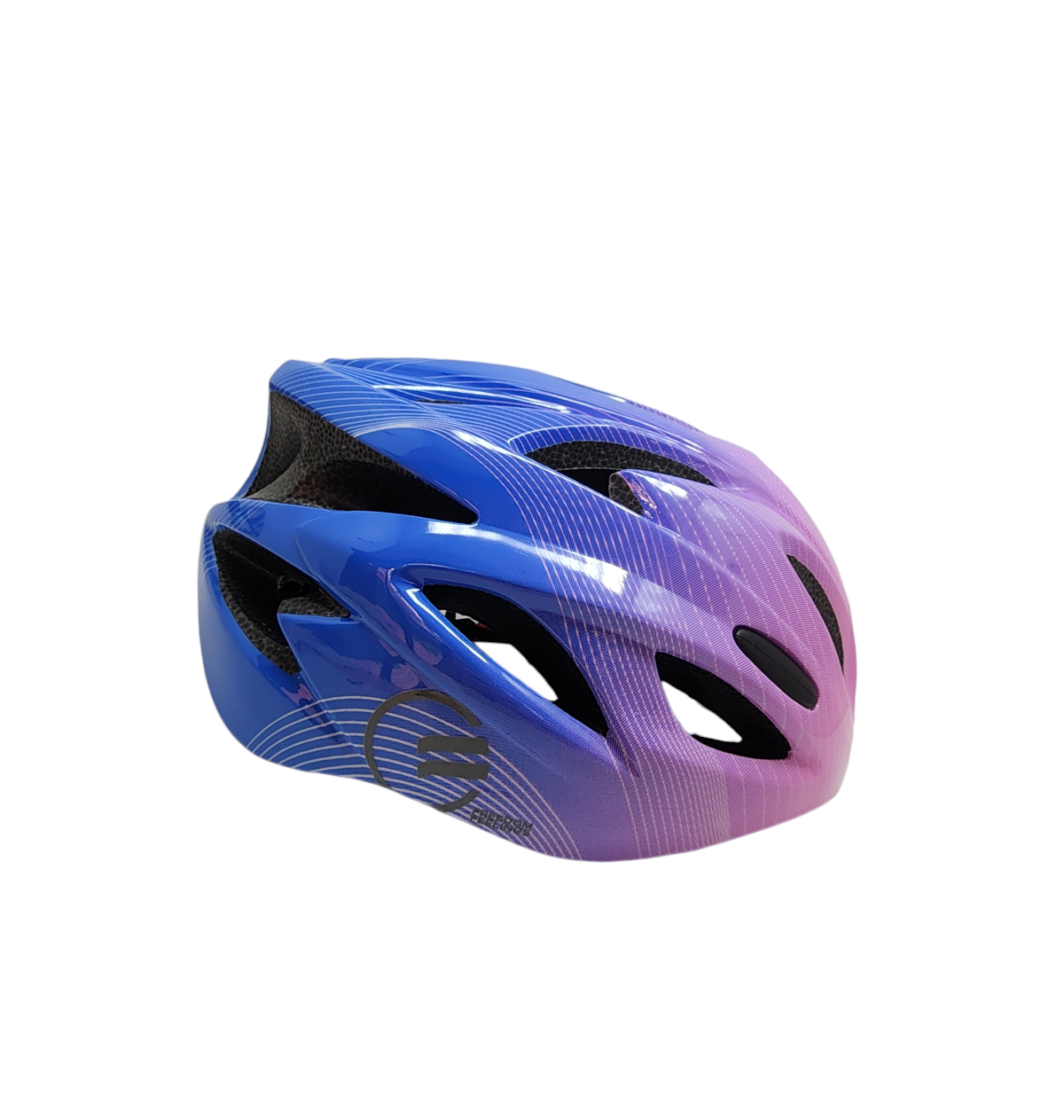 CAPACETE ELLEVEN KIDS INMOLD PREMIUM S 49-54 AZUL ROXO