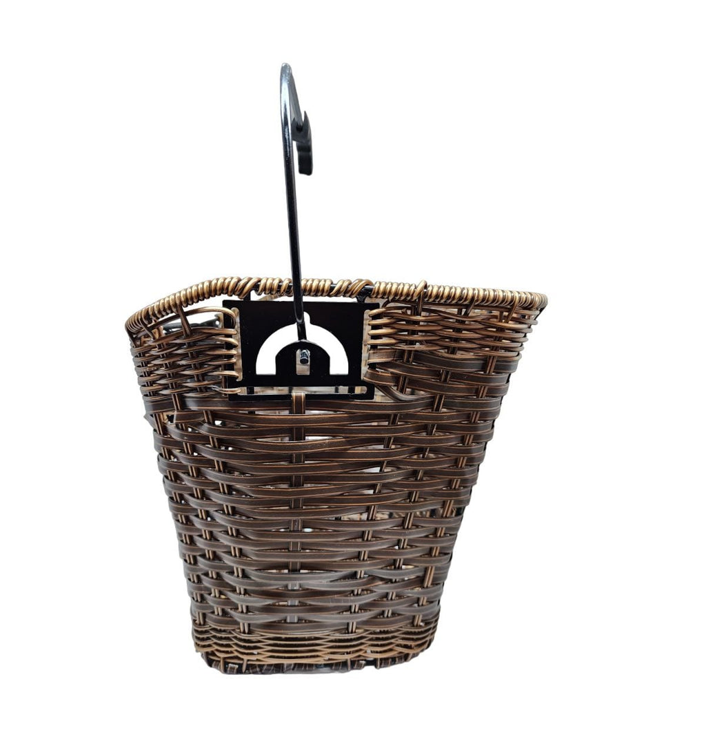 CESTA VIME 34X26X26CM MARROM ENGATE RÁPIDO PLUG COM ALÇA