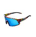 OCULOS CICLISMO ELLEVEN EL301 LENTE POLICARBONATO COLORS UV400 ARMAÇÃO COLORIDA