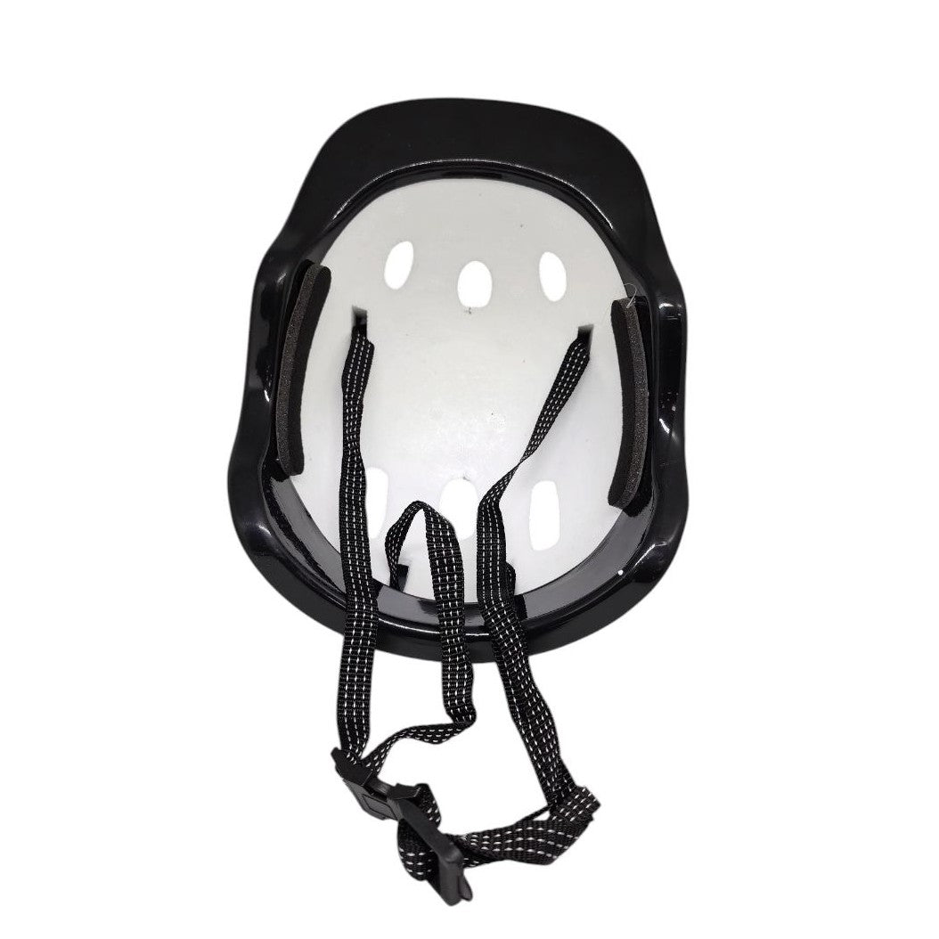 KIT SEGURANÇA INFANTIL BASIC CAPACETE+ JOELHEIRA+COTOVELEIRA PRETO