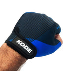 Luva Aberta Kode For Racing Preto/Azul - GG