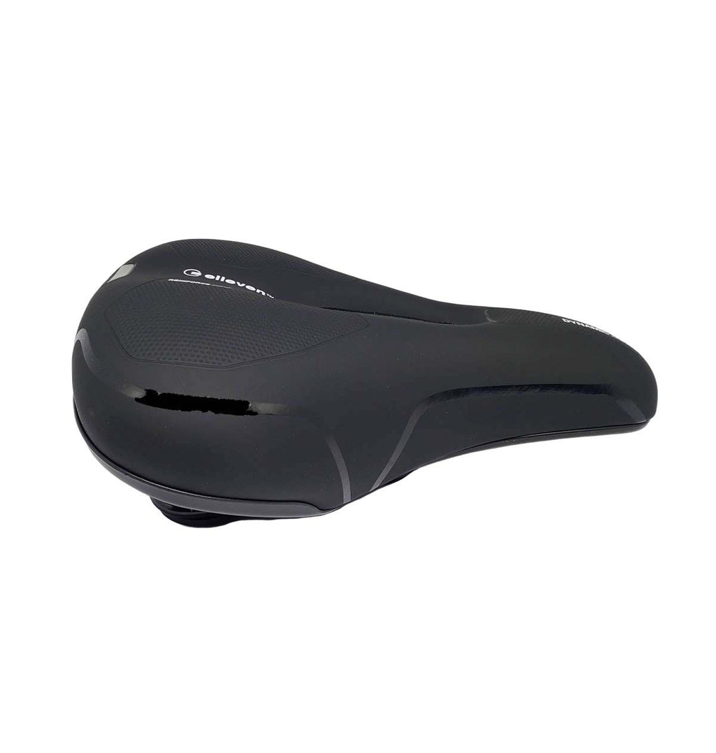 Selim Elleven City Confort Gel 2 Molas 255x186mm - Preto