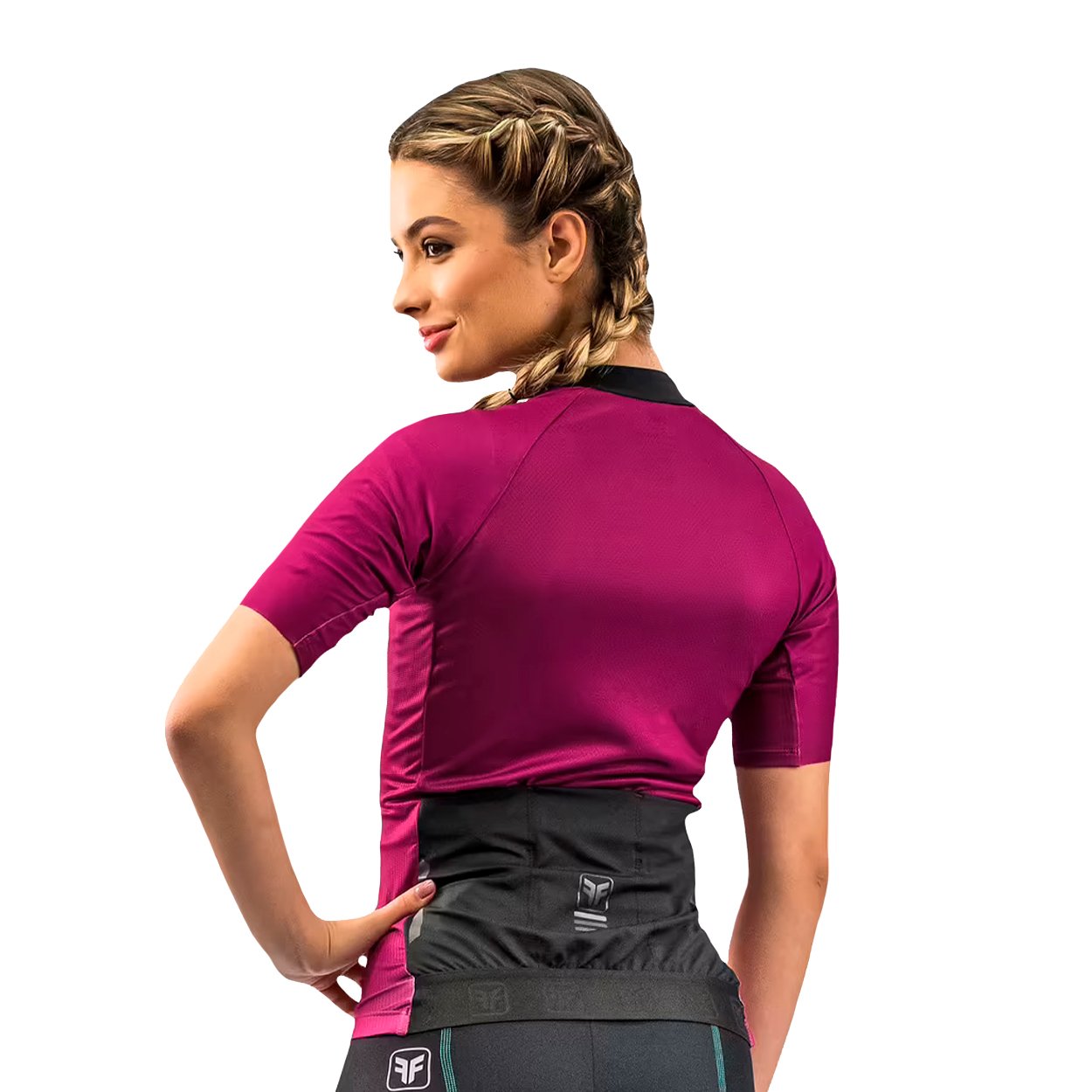 Camisa Ciclismo Free Force Start All Fit Feminina - Roxo - M