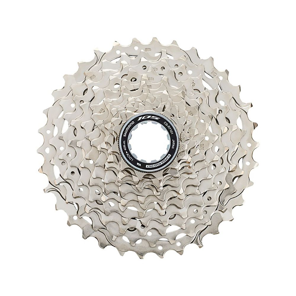 KIT RELAÇÃO SHIMANO 105 12V R7100 COMPLETO PEDIVELA 175 + CASSETE 11/34 + CAMBIOS D/T + BATERIA + CABOS + STI + FREIO HI