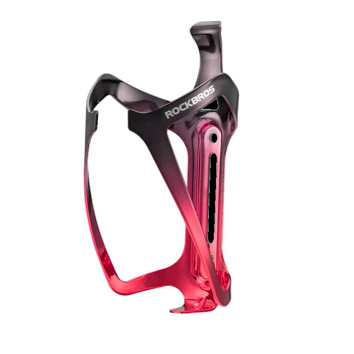 Suporte para Caramanhola RockBros Gradient Bicolor em Alumínio - PRETO/VERMELHO