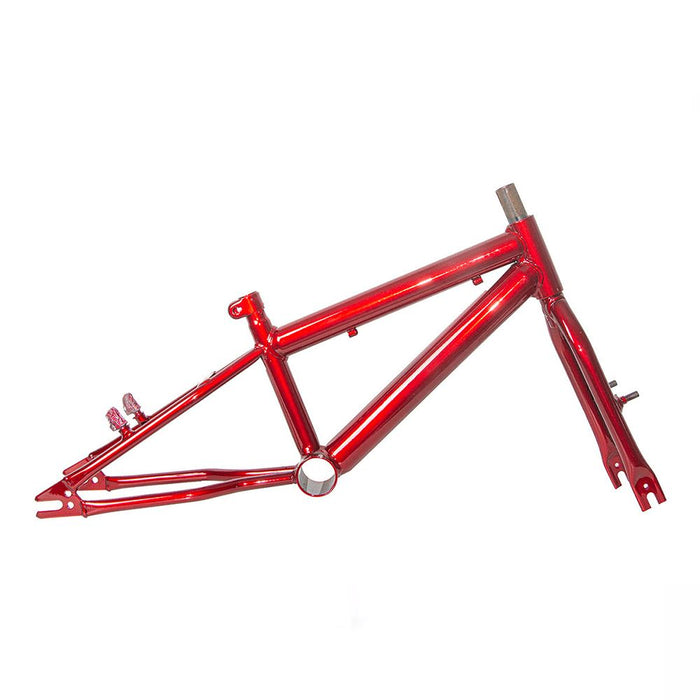 KIT 16 QUADRO/GARFO AÇO SAMY REBAIXADO UNISSEX - VERMELHO