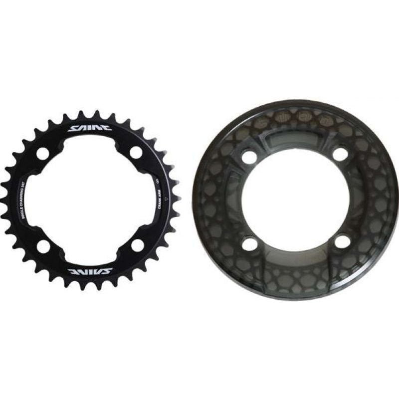 COROA 36D SHIMANO SAINT M820 C/ BASH GUARD (ISMCR81A6) - PRETO