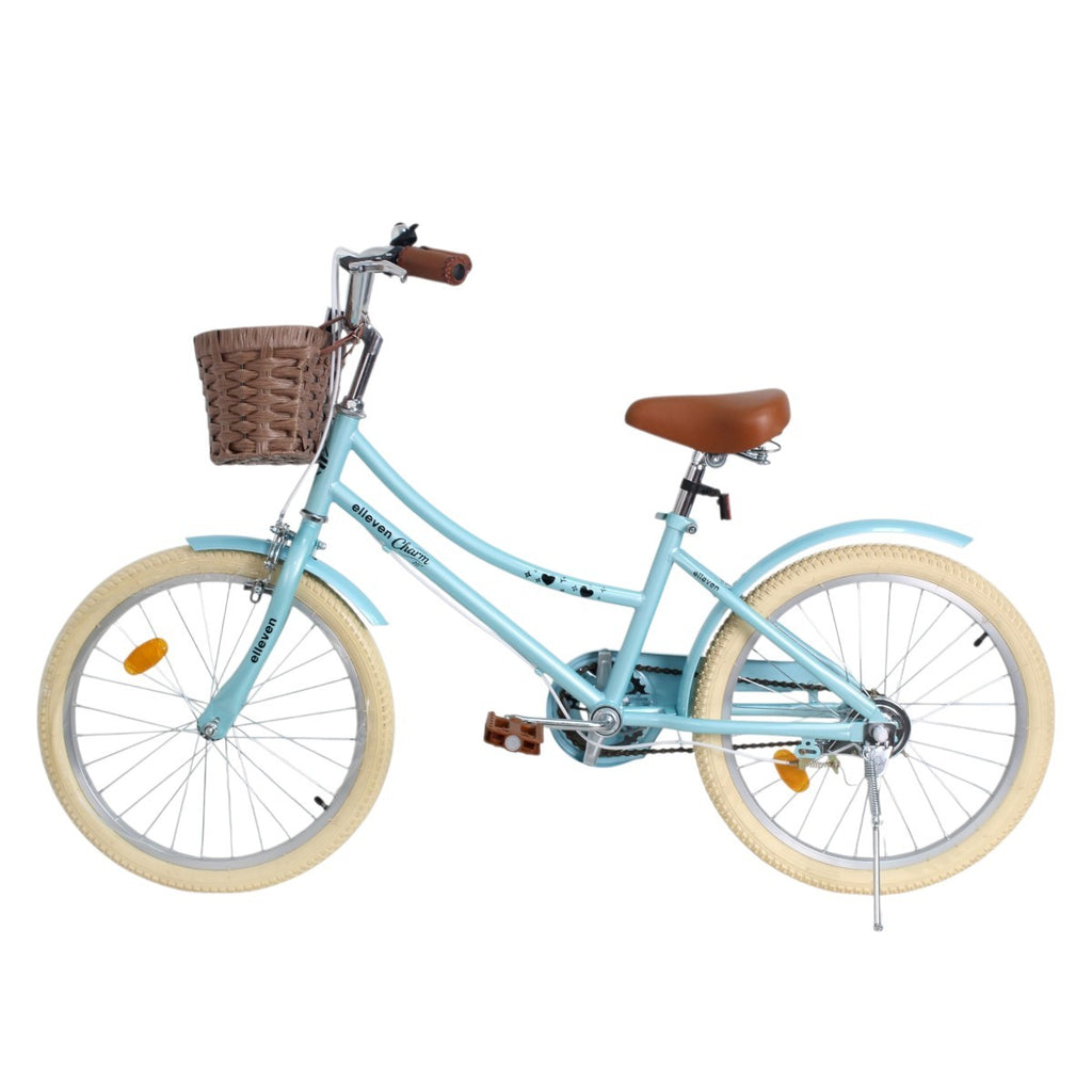 BICICLETA 20 ELLEVEN CHARM C/ CESTA VERDE/PRETO