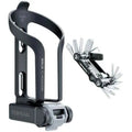 SUPORTE CARAMANHOLA TOPEAK NINJA TC MTB C/ CANIVETE - PRETO