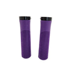 Manopla Elleven Mtb City 130mm Emborrachada Com Trava Roxo