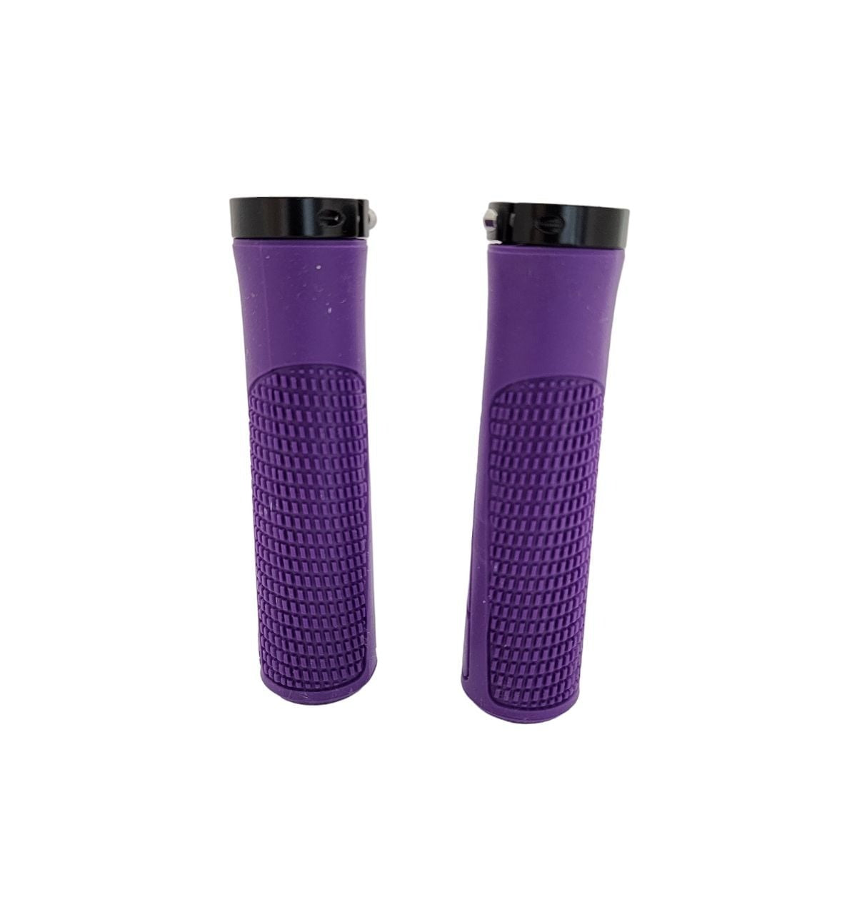 Manopla Elleven Mtb City 130mm Emborrachada Com Trava Roxo