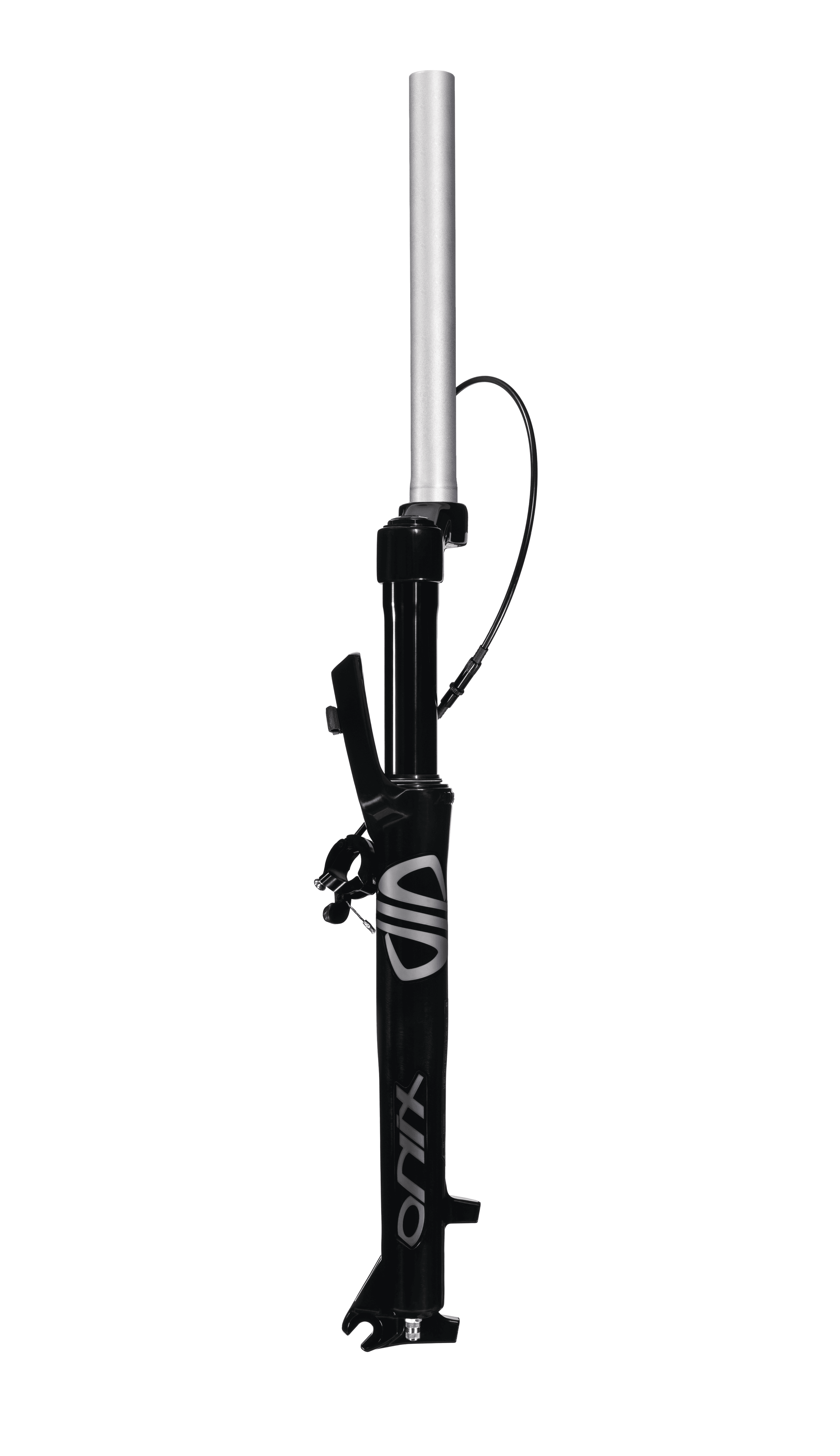 SUSPENSÃO ONIX TRAVA NO GUIDÃO SPIDER ARO 29 EIXO 9X100 PRETA BRILHANTE - OUTLET