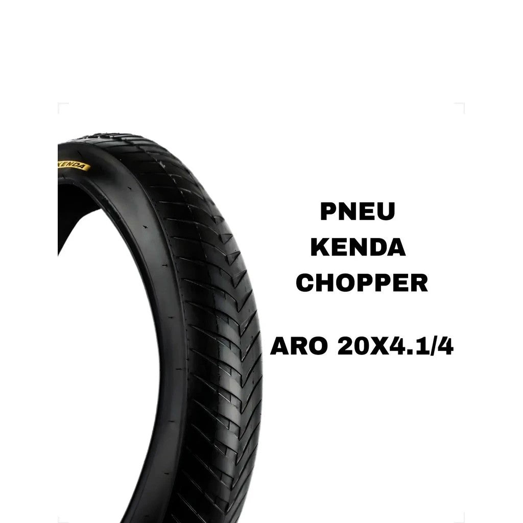 Pneu Kenda K1036 Kraze 20x4 1/4 para Chopper e E-Bike - Preto