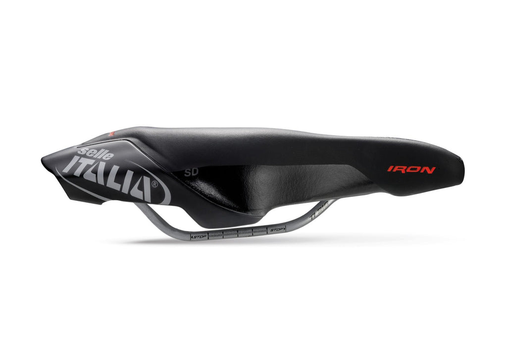 SELIM SELLE ITALIA IRON EVO SF SD U3 TITÂNIO - PRETO