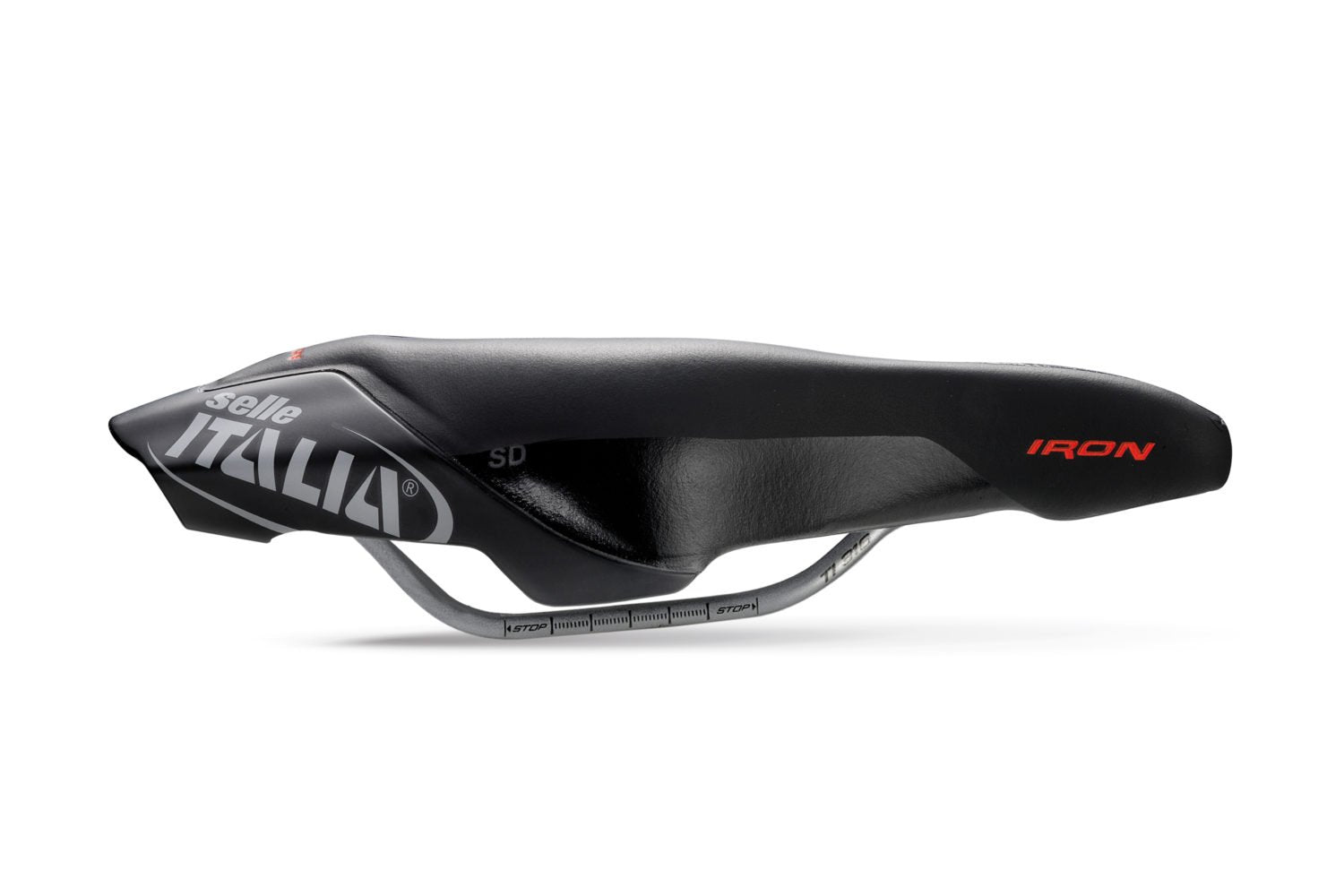 SELIM SELLE ITALIA IRON EVO SF SD U3 TITÂNIO - PRETO