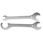 CONJUNTO CHAVE DIREÇÃO 32MM + PEDAL 15MM SHIMANO (TL-FC31) (Y13098100) - PRATA
