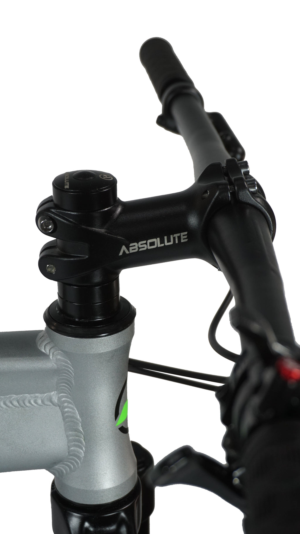 BICICLETA 29 ABSOLUTE WILD PRO 11V HIDRÁULICO C/ TRAVA - PRATA/VERDE - (M - 17)