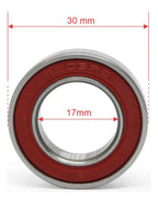 ROLAMENTO 6903 RS - 30 X 17 X 7 P/ CUBOS