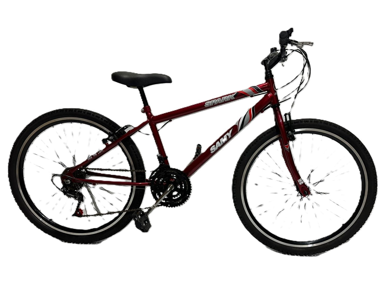 Bicicleta 26 Aço 21v C/ Aro Aero E Freio Alumínio Masculina