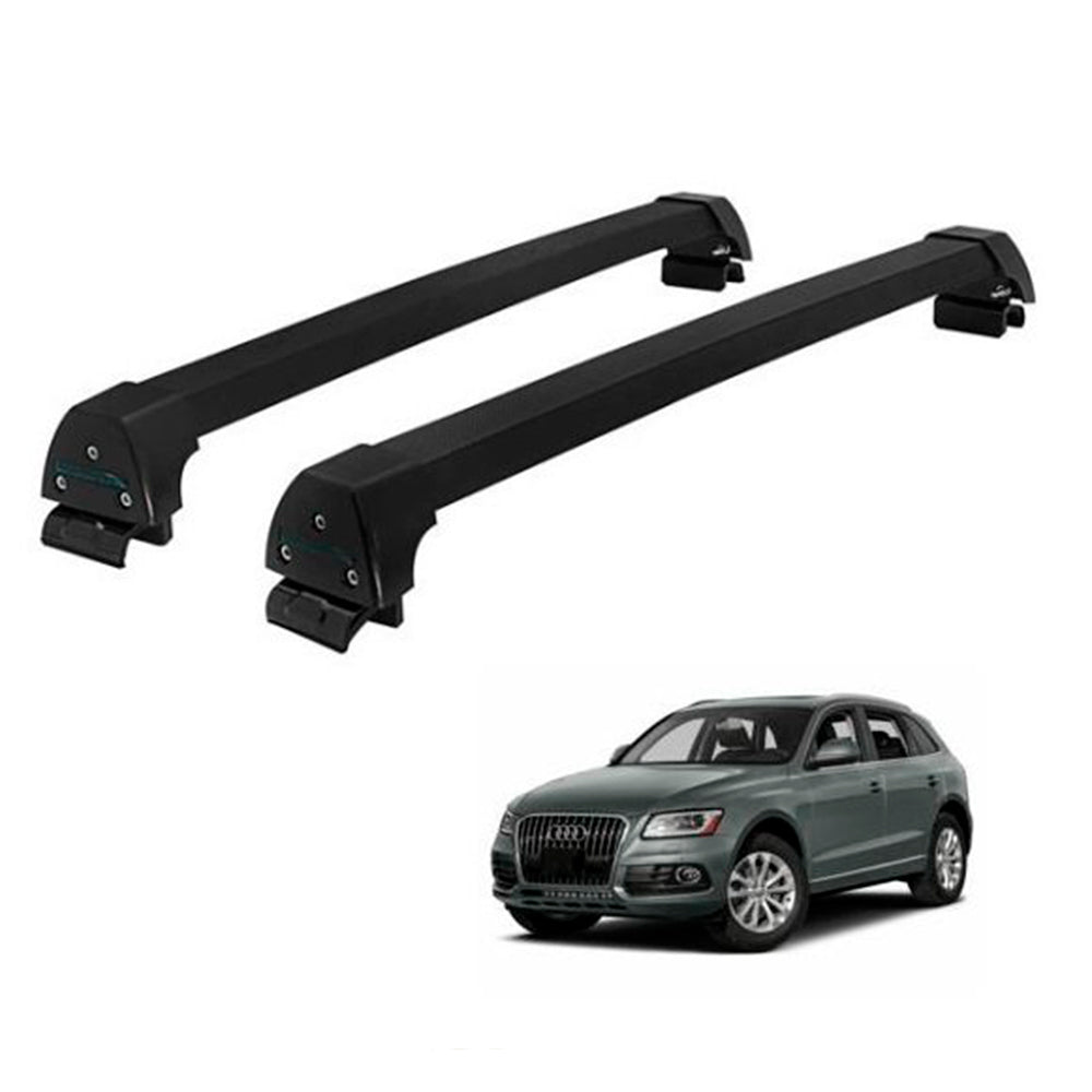 RACK LONG LIFE SPORT ALUM. PRETO P/ AUDI Q5 - 2010 A 2016 (PQ5)