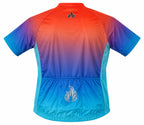 Camisa Ciclismo Filip Dillis Azul/Roxo/Vermelho