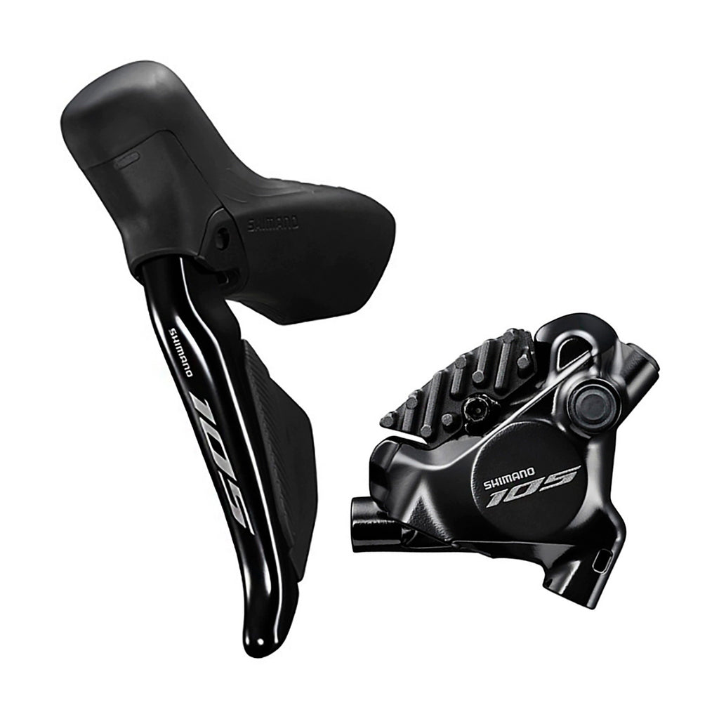 KIT RELAÇÃO SHIMANO 105 12V R7100  PDV 170 + K7 11/34 + CAMBIOS D/T + BATERIA + CABOS + STI + FREIO