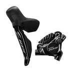 KIT RELAÇÃO SHIMANO 105 12V R7100  PDV 170 + K7 11/34 + CAMBIOS D/T + BATERIA + CABOS + STI + FREIO