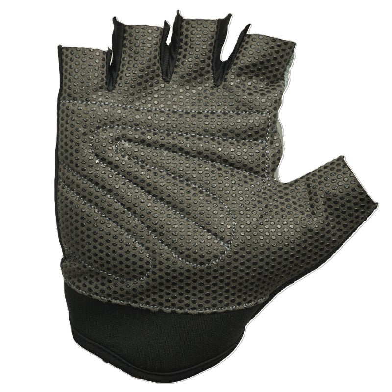 LUVA PARA CICLISMO ARBOK DEDO CURTO MIRAGE PRETO CINZA TAM GGG COM VELCRO