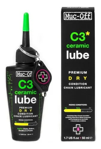 LUBRIFICANTE C3 CERAMIC SECO - 50ML - MUC-OFF