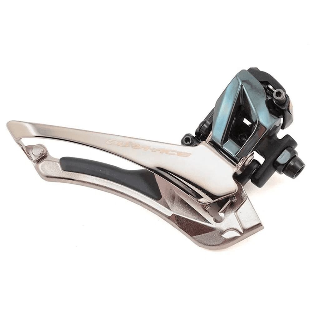 CÂMBIO DIAN BAIXO SHIMANO DURA ACE R9100 BRAZED ON (2X11) (KFDR9100F) - PRATA