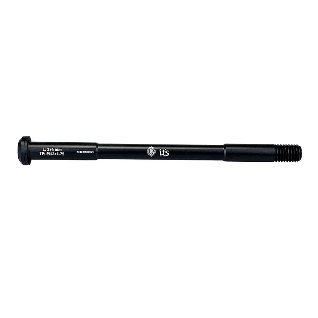 EIXO PASSANTE ICTUS 12MM TRASEIRO C/ ARRUELA (L:174MM TP: M12x1,75MM) - PRETO